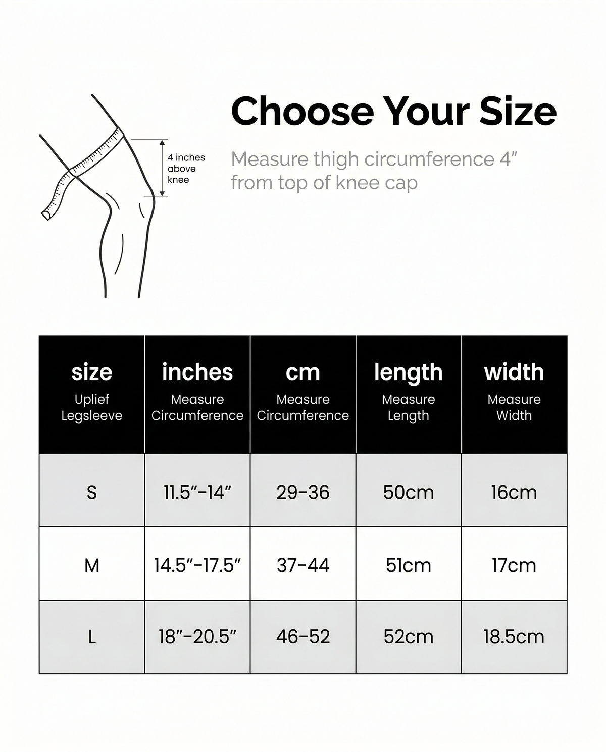 Premium Bamboo Leg Sleeves