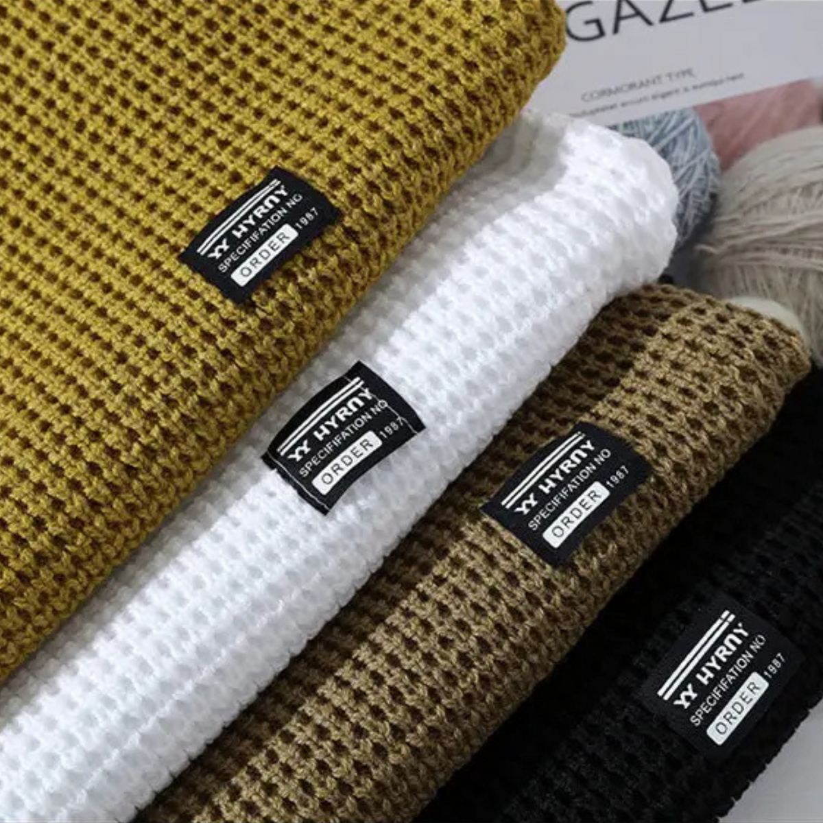 Hudson Waffle Crewneck Sweater