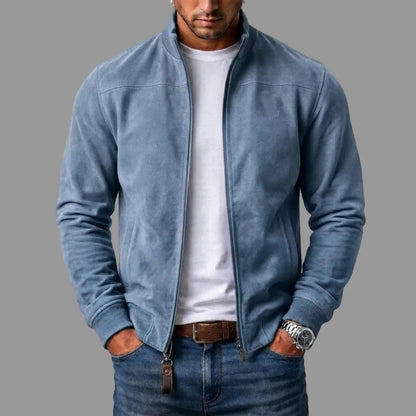 Noah Suede Bomber Jacket