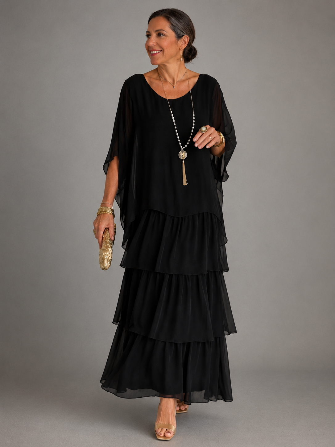 Heaven | Elegant Flowing Maxi Dress