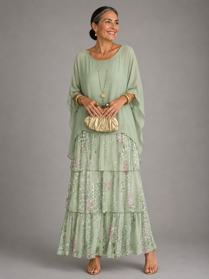 Heaven | Elegant Flowing Maxi Dress