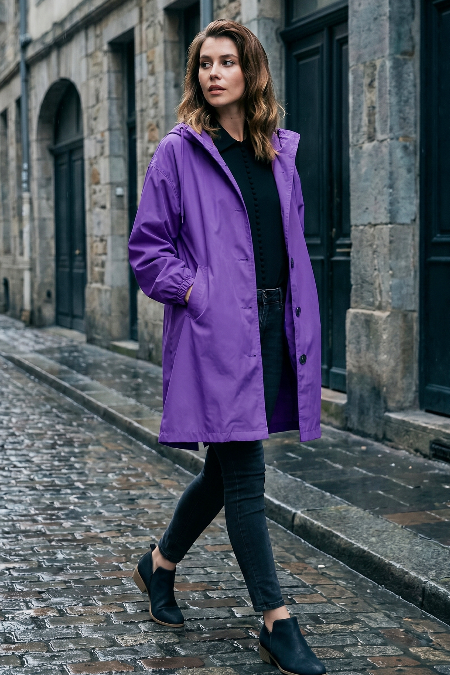 Icon Windbreaker Rain Jacket
