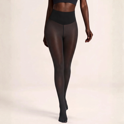 Snatched One-Seam Sheer Fleece Leggings