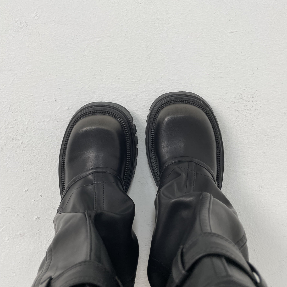 Asylum Platform Fold Over Chunky Boots