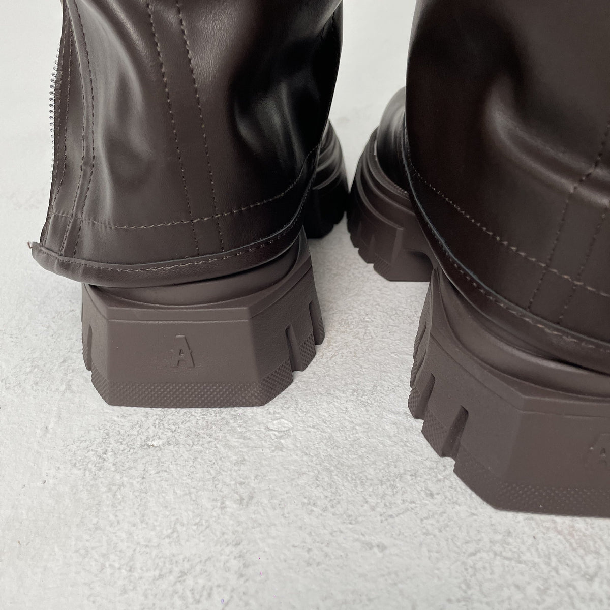 Asylum Platform Fold Over Chunky Boots