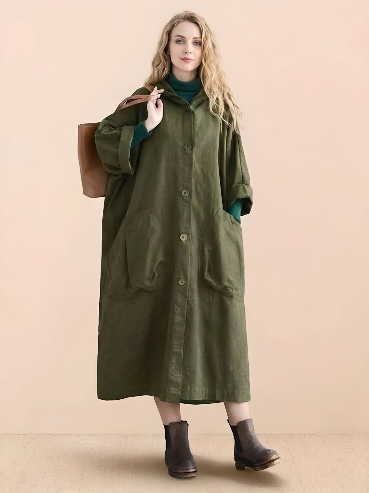 One Size Fits All Oversized Water Resistant Windbreaker Jacket